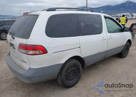 2002 Toyota Sienna Le z USA, uszkodzony, nr VIN 4T3ZF13C72U417244